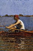 Thomas Eakins John Biglin in a Single Scull oil on canvas